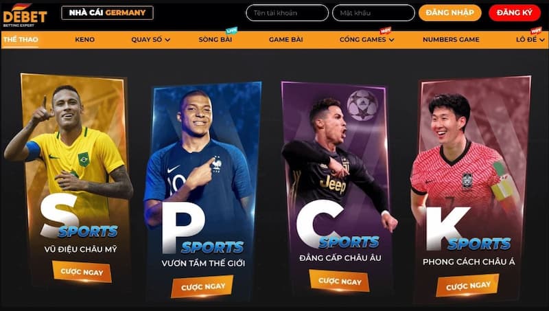Overview of how to log in to Debet